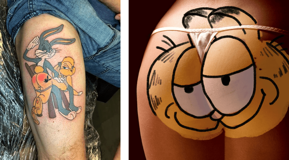 sexy cartoon tats