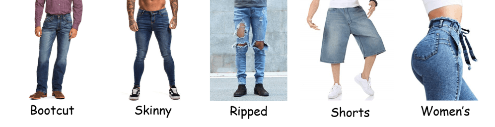 jeans styles